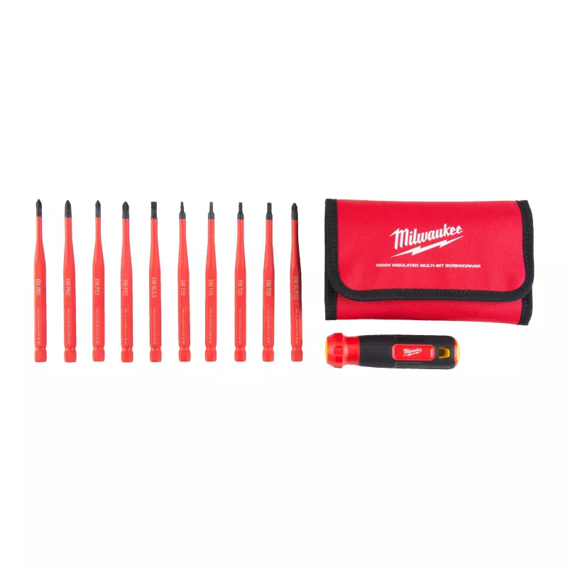 Set Tournevis Multi-Embouts Isolés VDE Milwaukee 4932493657