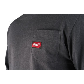 T-shirt travail manches longues WTLSG Milwaukee | Coton-poly 230g/m²