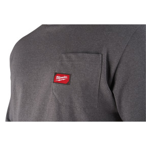T-shirt travail gris Milwaukee WTSSG manches courtes | 4933478231