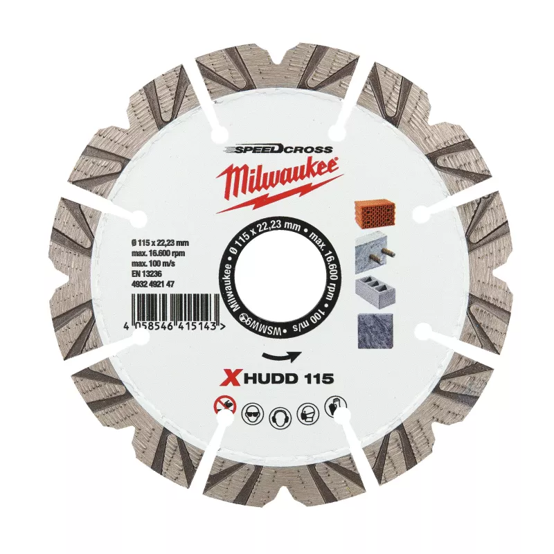 Disque Diamant Speedcross XHUDD Premium Milwaukee | 4932492147