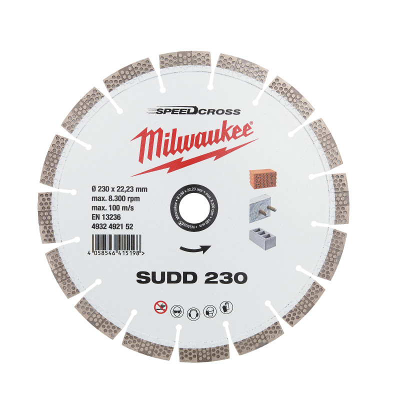 Disque Diamant Speedcross SUDD Milwaukee 4932492152 | FDS Pro