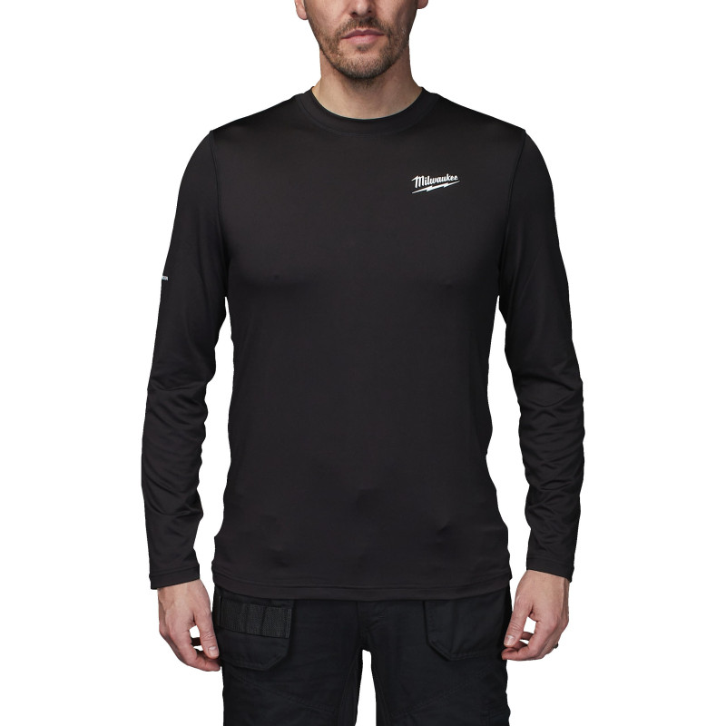 Sous-vêtements thermiques WORKSKIN manches longues Milwaukee | CWB LS BL