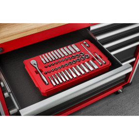 Set Cliquet + Douilles 1/4" Milwaukee 28 pcs Métrique 4932464943