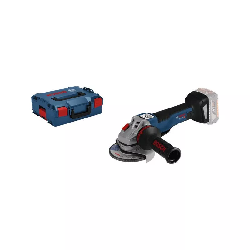 Meuleuse 125mm 18v 5ah Bosch en coffret avec chargeur et batteries