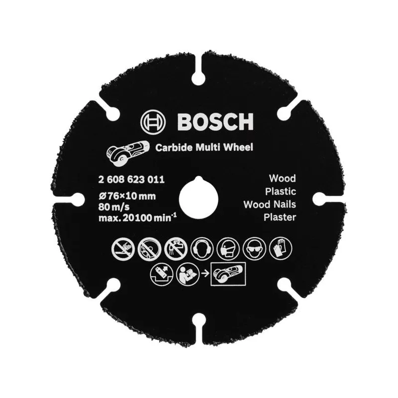 Disque carbure Speed Bosch pour meuleuse