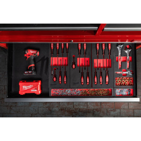 Module vide mousse servante 46" Milwaukee 4932492389 | 1/3 tiroir