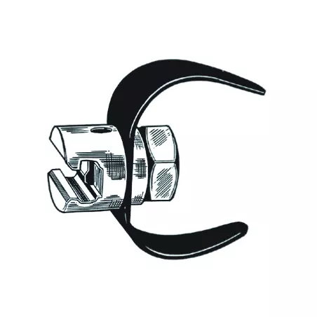 Couteau à lames H-D “C” Ø 50 mm pour flexible de 16 mm