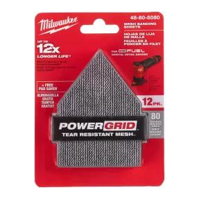 Feuilles abrasives mesh 67x92 mm ponceuse M12 FDSS Milwaukee