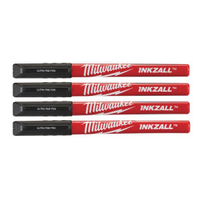 Marqueurs INKZALL™ Pointe Fine Milwaukee | Pack 4 pcs