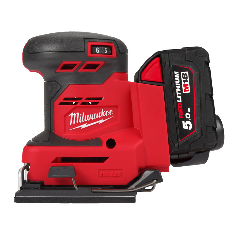 Milwaukee M18 BQSS-502B - Ponceuse vibrante 1/4 feuille 18V