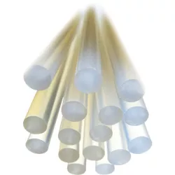 Sachet de bâtons de colle thermofusible blanc