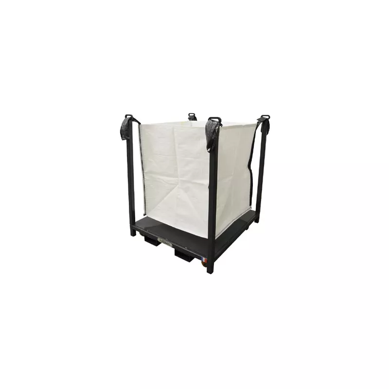 Support roulant pour Big Bag 1200 x 1200 x 1100 mm