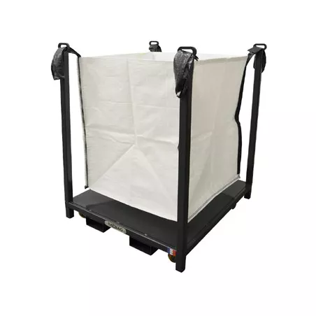 Support roulant pour Big Bag 1200 x 1200 x 1100 mm