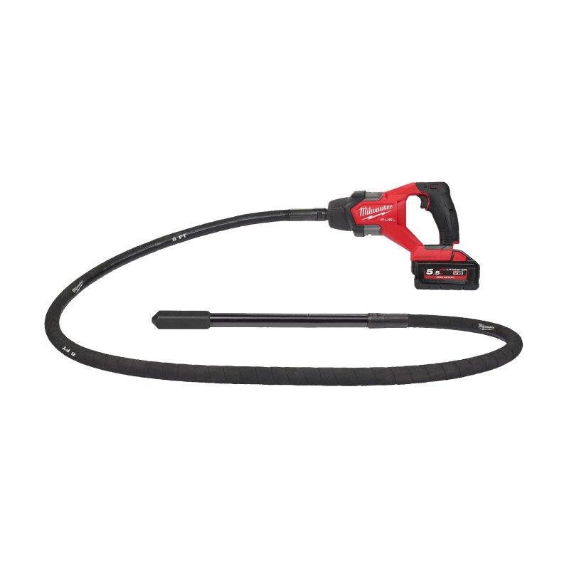 Aiguille vibrante M18 FUEL™ Milwaukee | Compactage béton sans fil