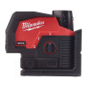 M12 CLLP-301C Laser vert 2 lignes aplomb Milwaukee | FDS Pro