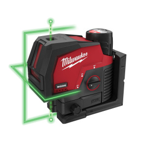 M12 CLLP-301C Laser vert 2 lignes aplomb Milwaukee | FDS Pro