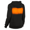Sweat capuche chauffant M12 femme M12 HHLBL1-0 | Milwaukee