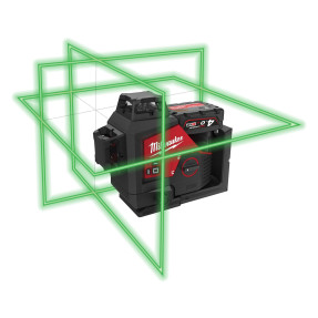 Milwaukee M12 3PLKIT-401P Laser vert 3 lignes 360° | FDS Pro