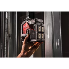 Milwaukee M12 3PLKIT-401P Laser vert 3 lignes 360° | FDS Pro