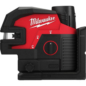 Milwaukee M12 CLL4P-301C : Laser vert 2 lignes 4 points | 38m