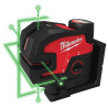 Milwaukee M12 CLL4P-301C : Laser vert 2 lignes 4 points | 38m