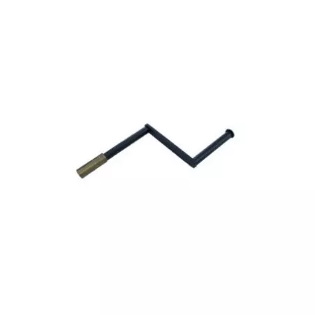 Manivelle de tourne à gauche pour canne de débouchage jaune