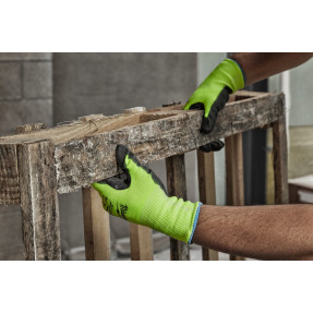 Gants Anti-Coupure Hi-Vis Milwaukee Cut B | Norme EN 388:2016