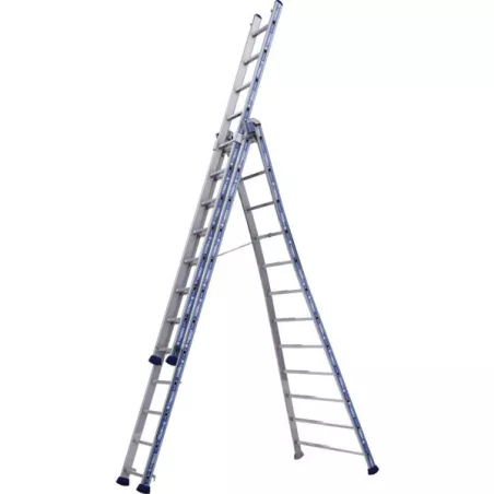 Echelle transformable 3 plans 9 échelons