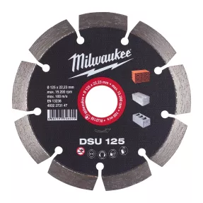 Disque Diamant DSU Milwaukee 125 et 150 mm - Coupe Pierre et Béton