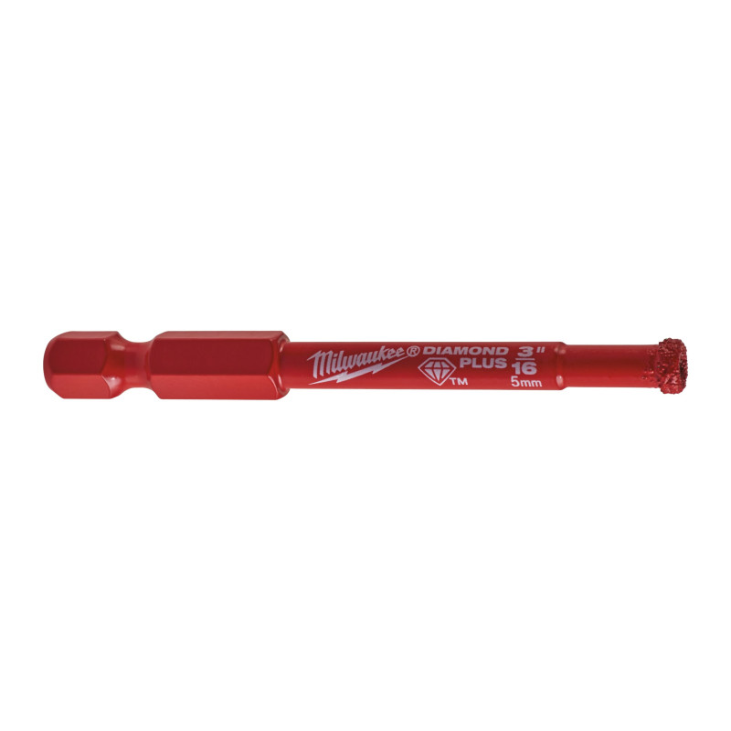 Forets Diamant DIAMOND MAX™ ¼" Hex Eau/Sec | Milwaukee | 5 à 35 mm