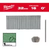 Clous finition gauge 16 droits galvanisés Milwaukee - FDS Pro