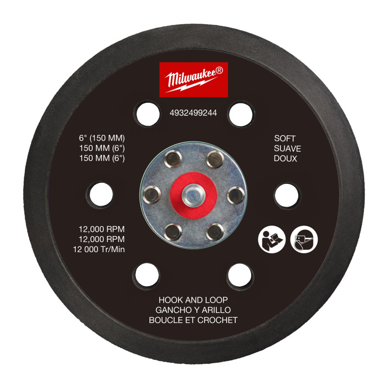 Tampon support ponceuse orbitale M12 FUEL 150 mm – Milwaukee FROSBPSH150
