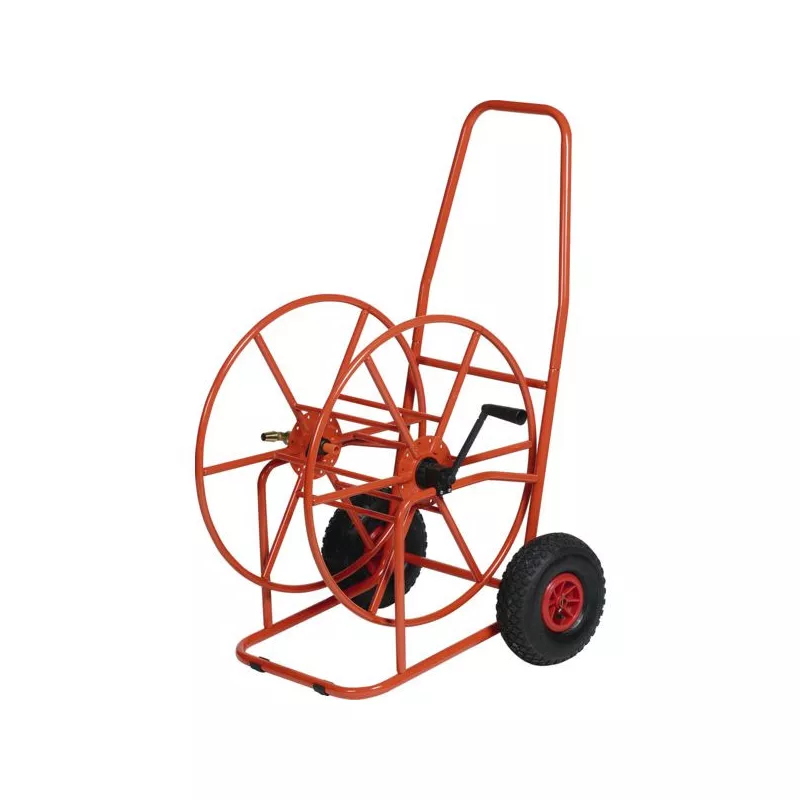 Chariot devidoir sur roue pour tuyau d arrosage Alfaflex