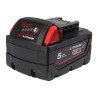 Batterie Milwaukee M18 B5-CR 5Ah REDLITHIUM™ résistante huiles | 4932479265