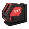 Laser vert 2 lignes Milwaukee CLL-C | Nivellement pro 30m