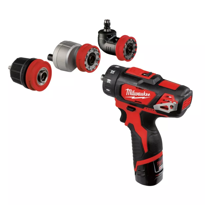 M12 BDDXKIT-202C : Perceuse visseuse 5 en 1 Milwaukee 12V