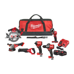 Pack Batterie Milwaukee M18 FPP6G3-502B 2×5Ah + Chargeur | FDS Pro