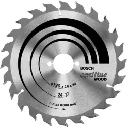 Lame de scie circulaire optiline wood Ø190 - 36 dents