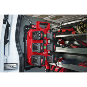 M18 MPC6 - Chargeur rapide mobile 6 baies PACKOUT™ | FDS Pro