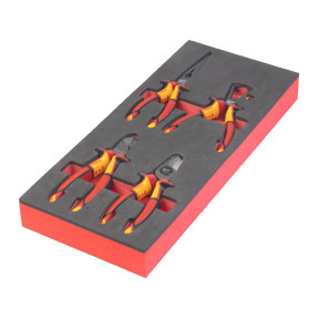 Set 4 Pinces VDE Milwaukee 4932493460 | Module Servante