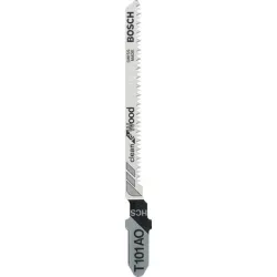 Lot de 5 lames de scie sauteuse T101AO bois tendres