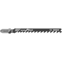 Lot de 5 lames de scie sauteuse T144D bois tendres
