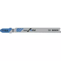 Lot de 5 lames de scie sauteuse T118A tôle fine