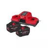 Pack M18 FORGENRG-122DBSC – 2 Batteries 12Ah FORGE + Chargeur Rapide