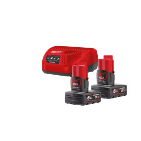 Pack NRG M12 NRG-602 | 2 batteries 6Ah + chargeur C12 C