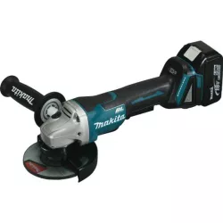 Meuleuse Ø125 sur batterie Makita DGA508 avec batterie 5AH et chargeur