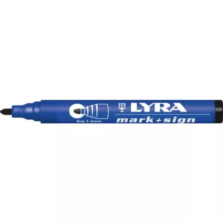 Marqueur permanent rouge pointe fine