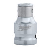 Porte-embout ⅜″ Milwaukee 4932493962 – Hex ¼″ à bille, finition chrome