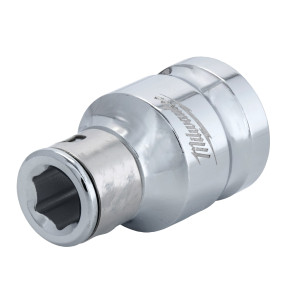 Porte-embout ⅜″ Milwaukee 4932493962 – Hex ¼″ à bille, finition chrome