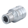Porte-embout ⅜″ Milwaukee 4932493962 – Hex ¼″ à bille, finition chrome
